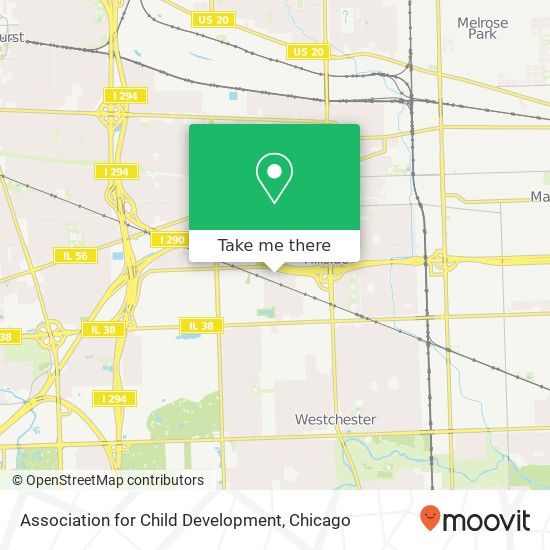 Association for Child Development map