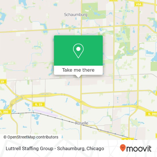 Mapa de Luttrell Staffing Group - Schaumburg