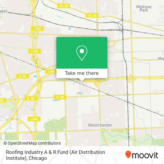 Roofing Industry A & R Fund (Air Distribution Institute) map