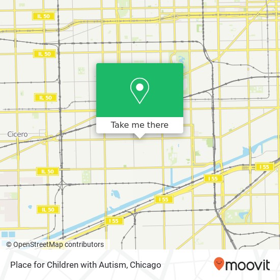 Place for Children with Autism map