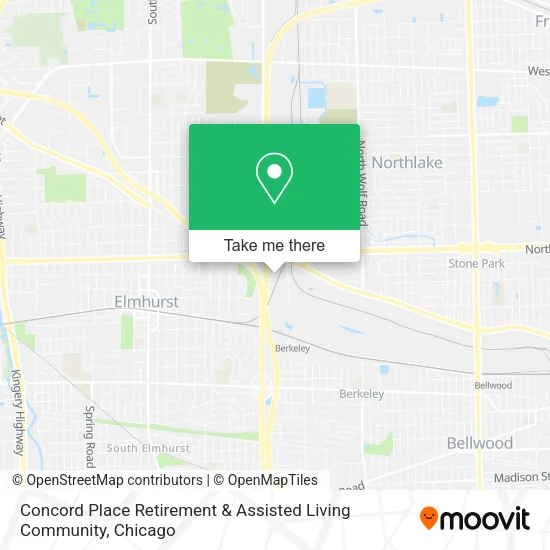 Mapa de Concord Place Retirement & Assisted Living Community