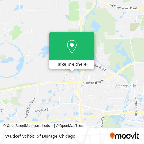 Waldorf School of DuPage map