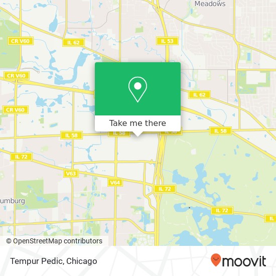 Tempur Pedic map