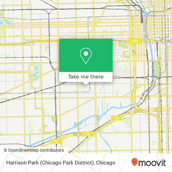 Harrison Park (Chicago Park District) map