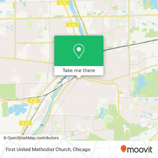 First United Methodist Church map