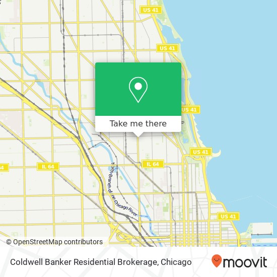 Coldwell Banker Residential Brokerage map