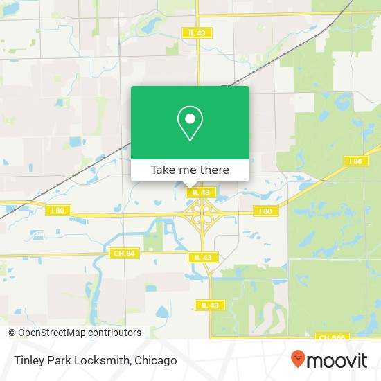 Tinley Park Locksmith map