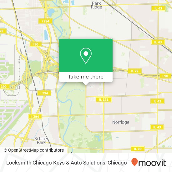 Locksmith Chicago Keys & Auto Solutions map