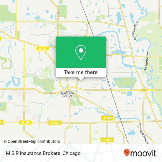 M S R Insurance Brokers map