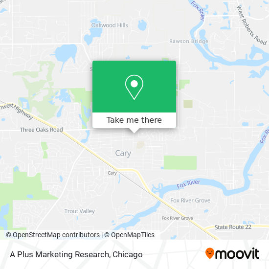 A Plus Marketing Research map