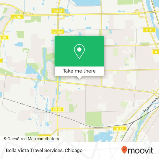 Bella Vista Travel Services map