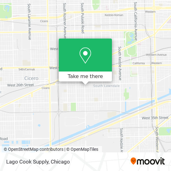Lago Cook Supply map
