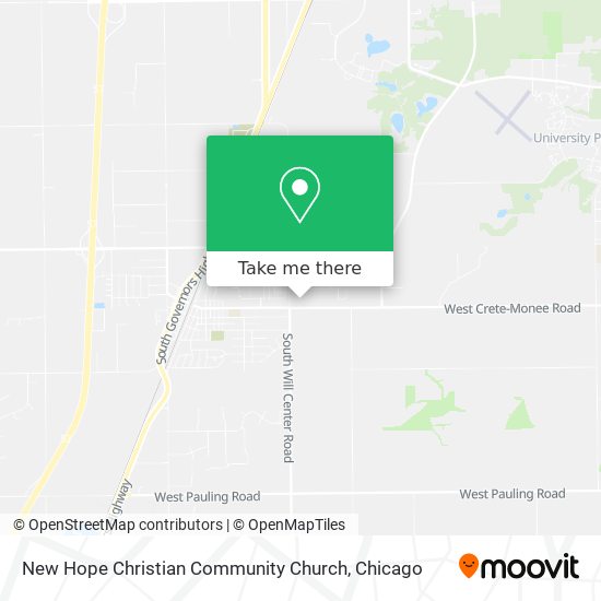 Mapa de New Hope Christian Community Church