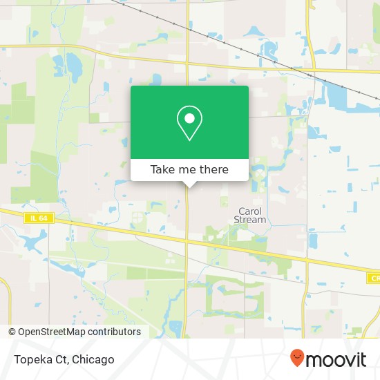 Mapa de Topeka Ct