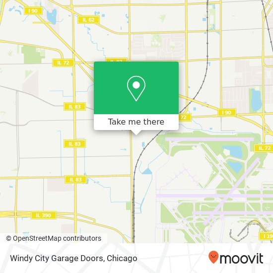 Windy City Garage Doors map