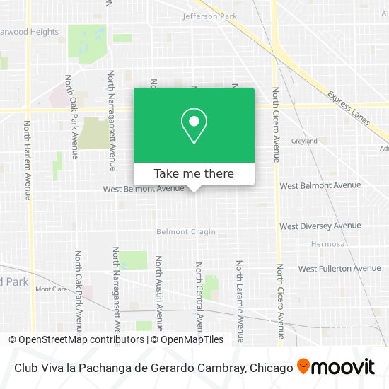 Club Viva la Pachanga de Gerardo Cambray map