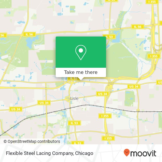 Mapa de Flexible Steel Lacing Company