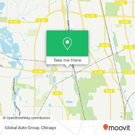 Global Auto Group map