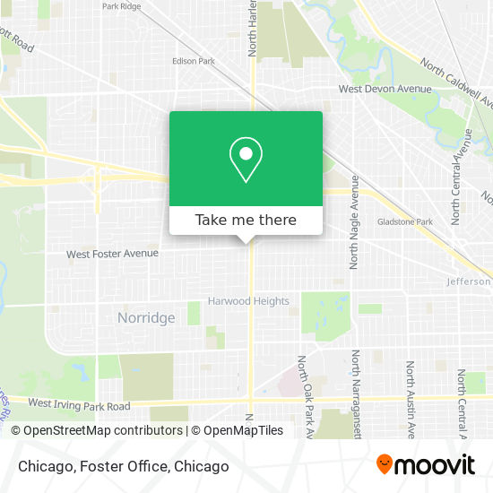 Chicago, Foster Office map