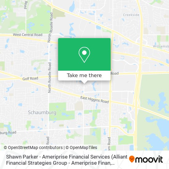 Shawn Parker - Ameriprise Financial Services map