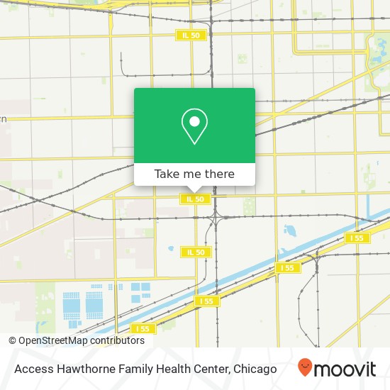 Access Hawthorne Family Health Center map