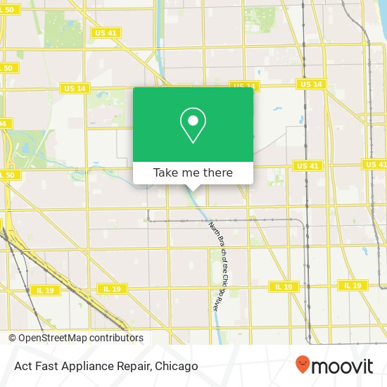 Act Fast Appliance Repair map