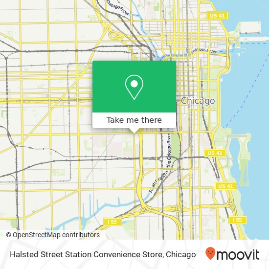 Halsted Street Station Convenience Store map