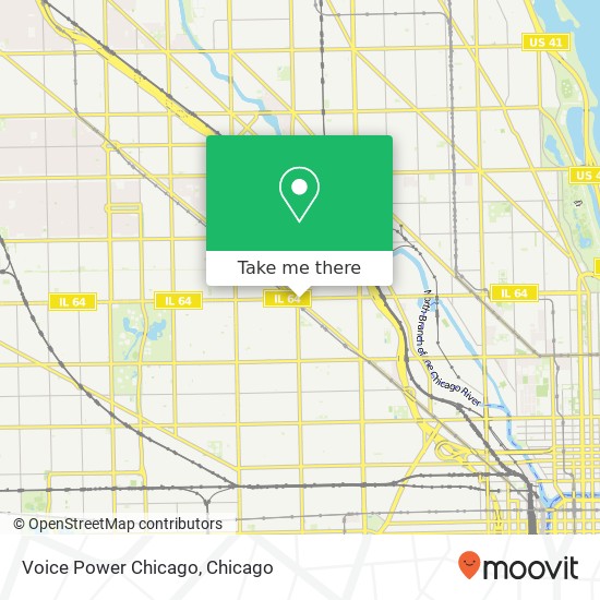 Mapa de Voice Power Chicago