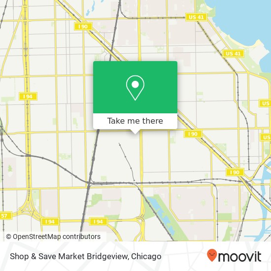 Mapa de Shop & Save Market Bridgeview