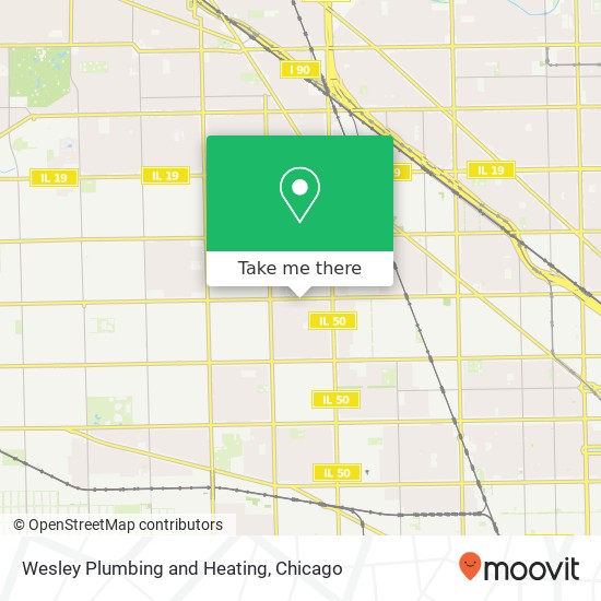 Wesley Plumbing and Heating map