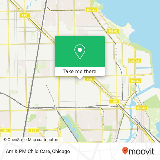 Am & PM Child Care map
