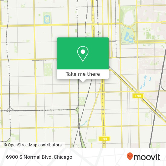 6900 S Normal Blvd map