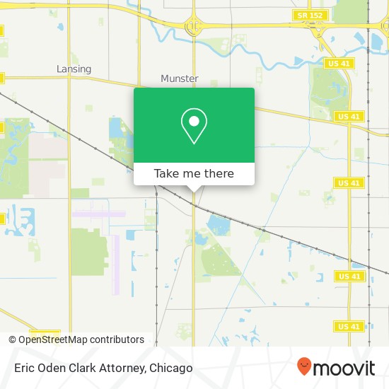 Eric Oden Clark Attorney map