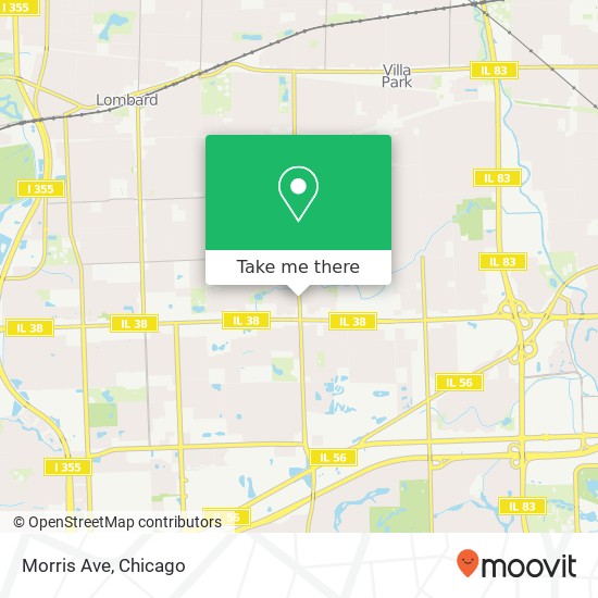 Mapa de Morris Ave