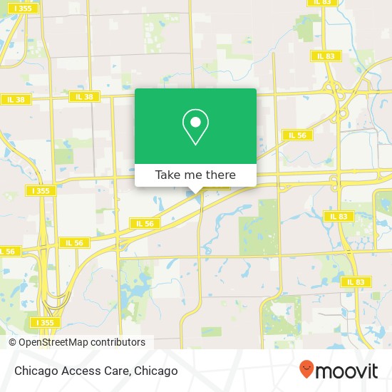 Mapa de Chicago Access Care