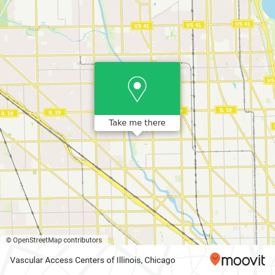 Vascular Access Centers of Illinois map