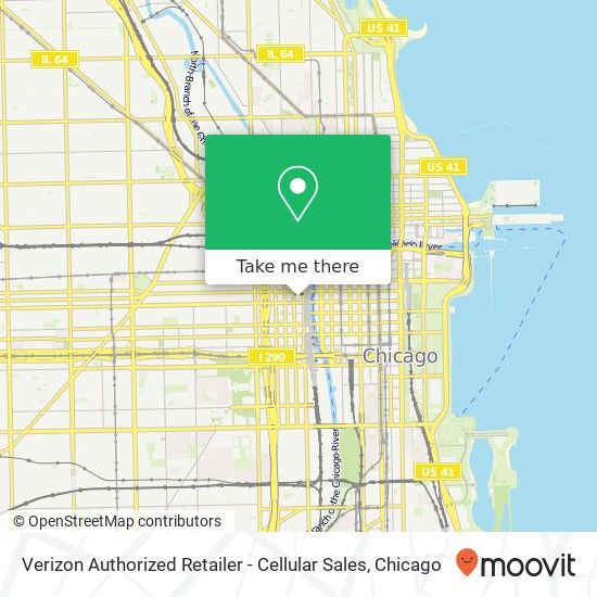 Verizon Authorized Retailer - Cellular Sales map
