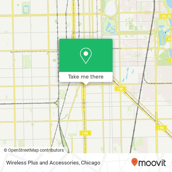 Wireless Plus and Accessories map