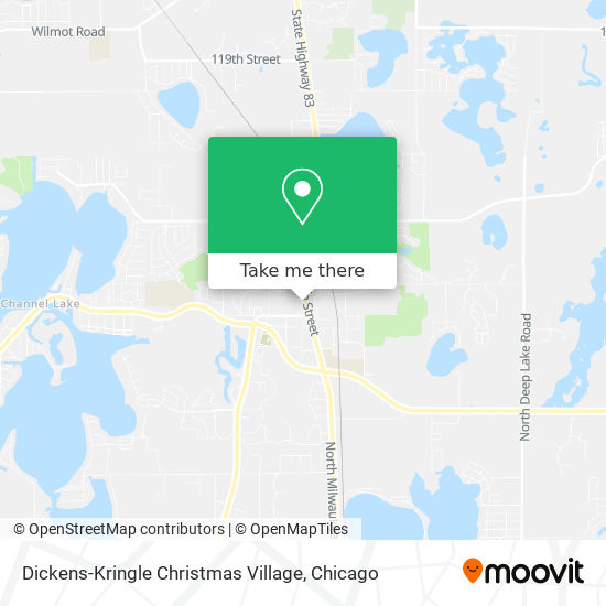 Mapa de Dickens-Kringle Christmas Village