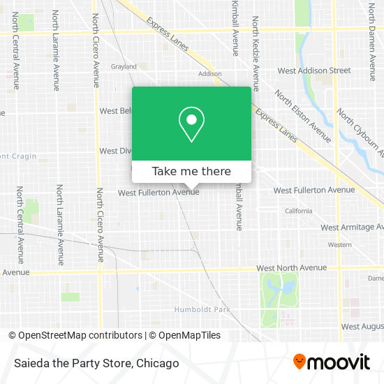 Saieda the Party Store map