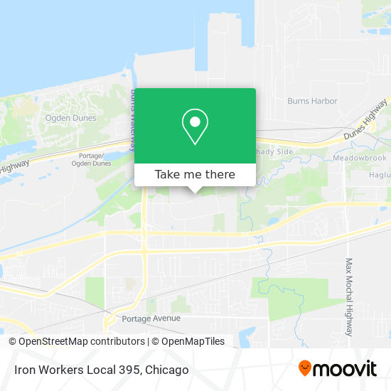 Iron Workers Local 395 map