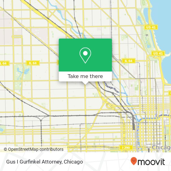 Gus I Gurfinkel Attorney map