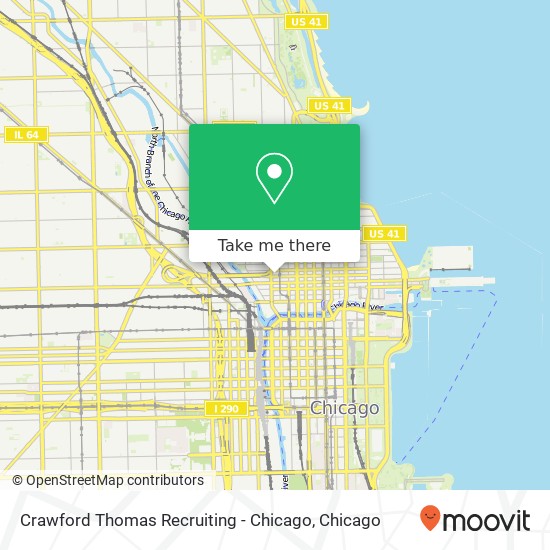 Crawford Thomas Recruiting - Chicago map