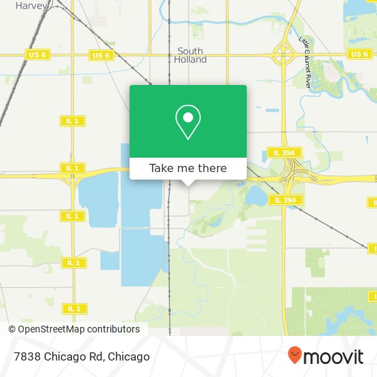 Mapa de 7838 Chicago Rd