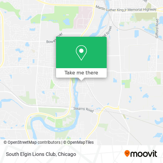 South Elgin Lions Club map