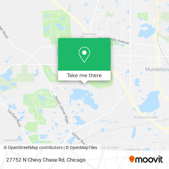 Mapa de 27752 N Chevy Chase Rd