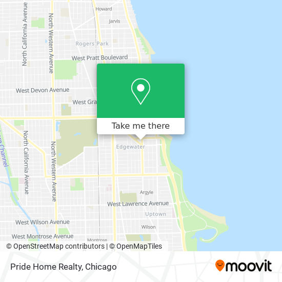 Pride Home Realty map