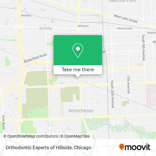 Mapa de Orthodontic Experts of Hillside