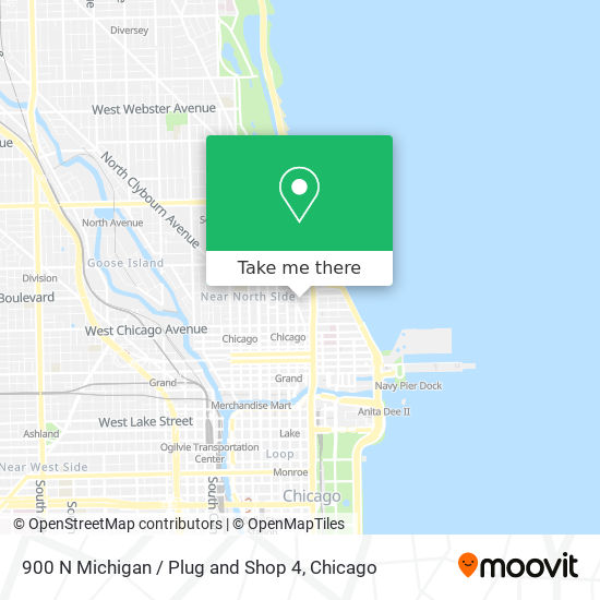 900 N Michigan / Plug and Shop 4 map