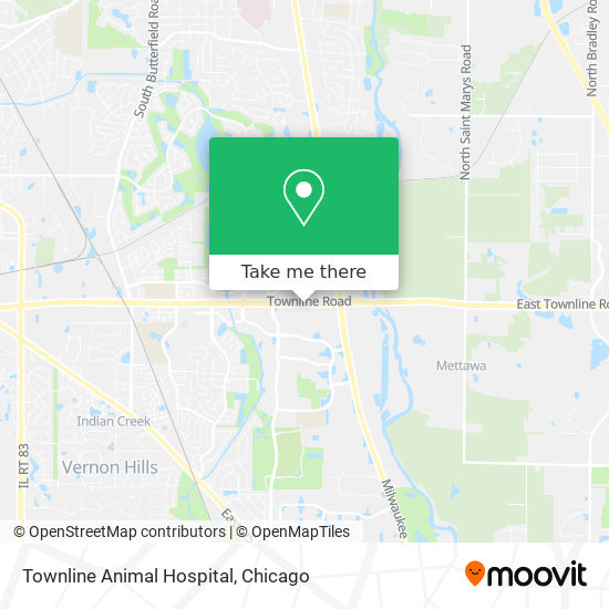 Townline Animal Hospital map